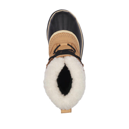 Sorel Womens Caribou Wp Boots in Khaki Color