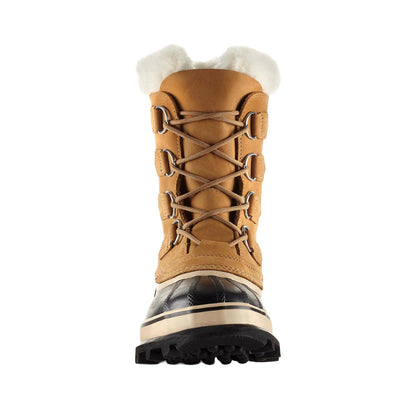 Sorel Womens Caribou Wp Boots in Khaki Color