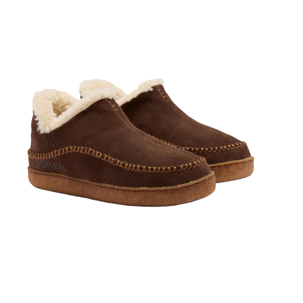Sorel Mens Manawan III Slip-Ons in Brown Color