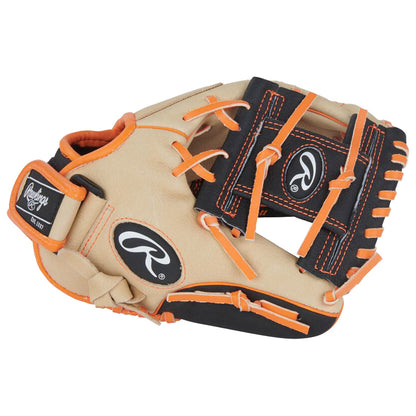 Rawlings Kids 10.00 Sure Catch Holiday Baseball Gloves in Brown Color