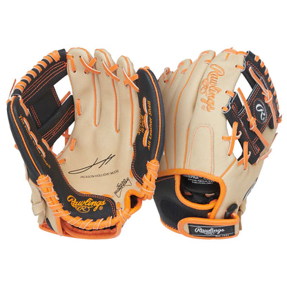 Rawlings Kids 10.00 Sure Catch Holiday Baseball Gloves in Brown Color