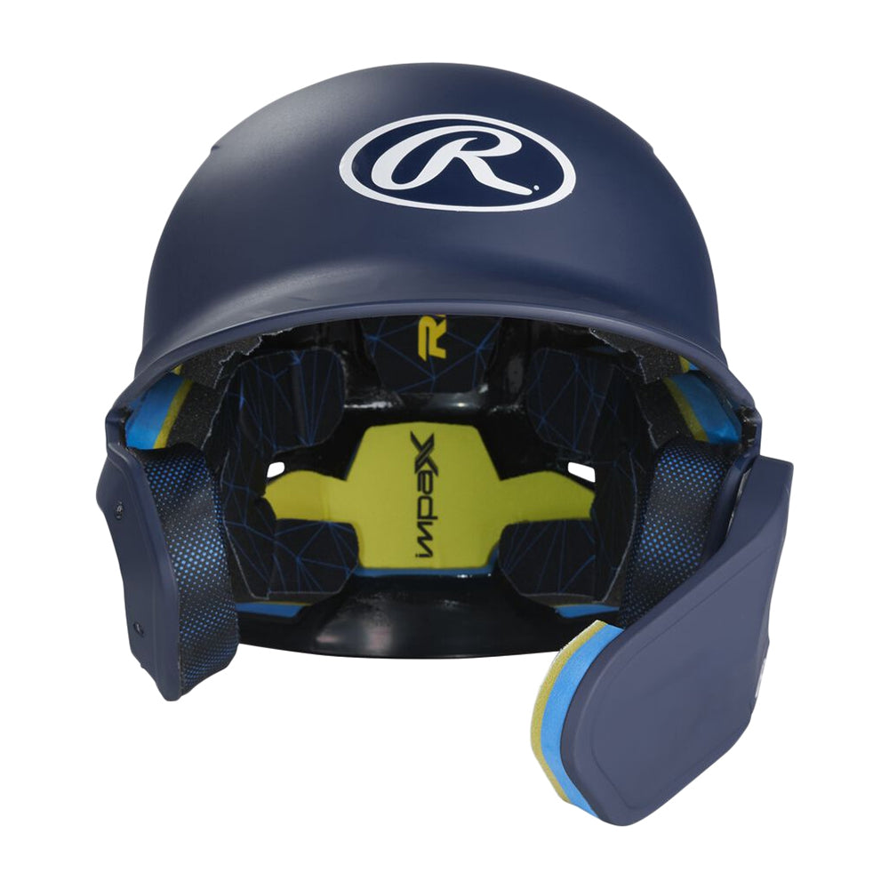 Rawlings Unisex Mach Adjust Hlmt W/Guard Baseball & Softball Helmets in Blue Color