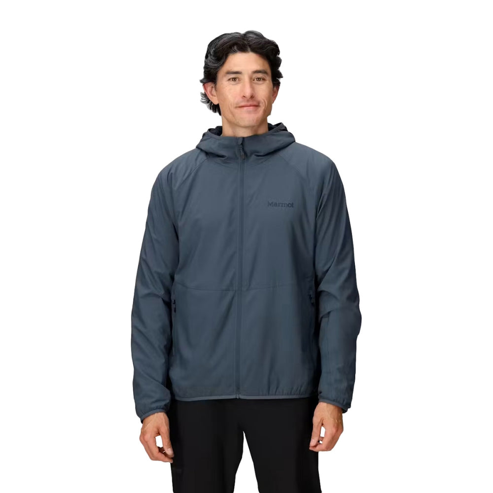 Marmot Mens Arthrml Hdy Midlayer in Grey Color