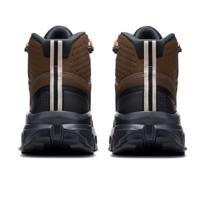On Mens Cloudrock Mid Wp Boots in Black Color