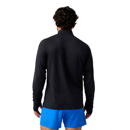 Brooks Mens Dash 1/4 Zip 3.0 Running Jackets in Black Color