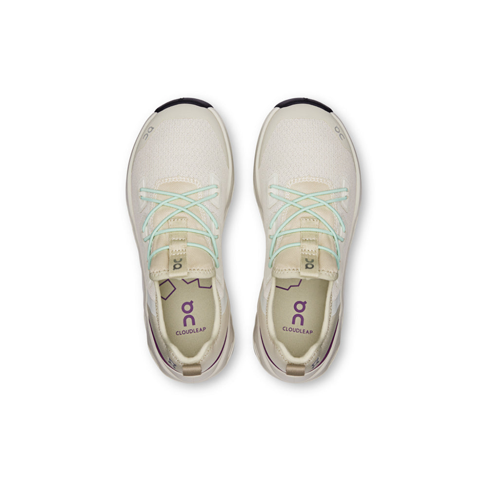 On Kids Cloudleap Sneakers in White Color