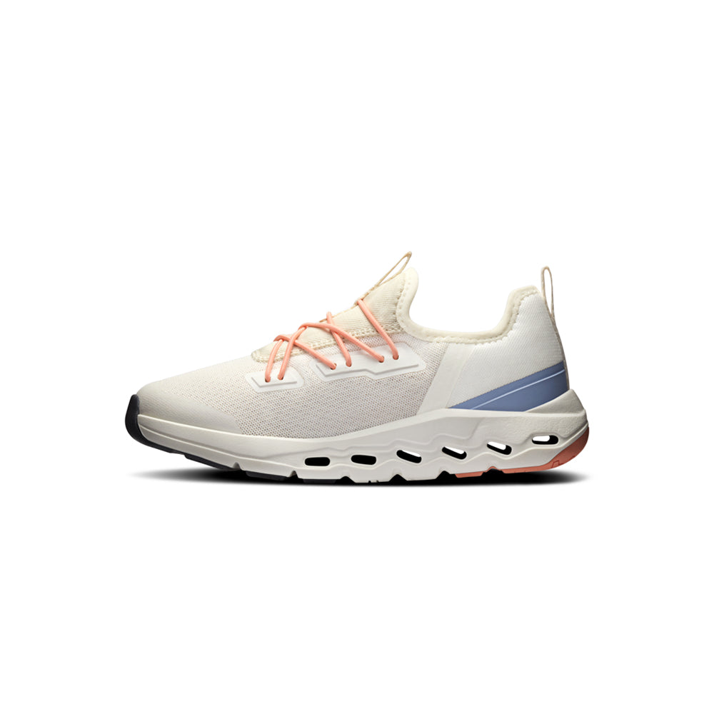 On Kids Cloudleap Sneakers in White Color