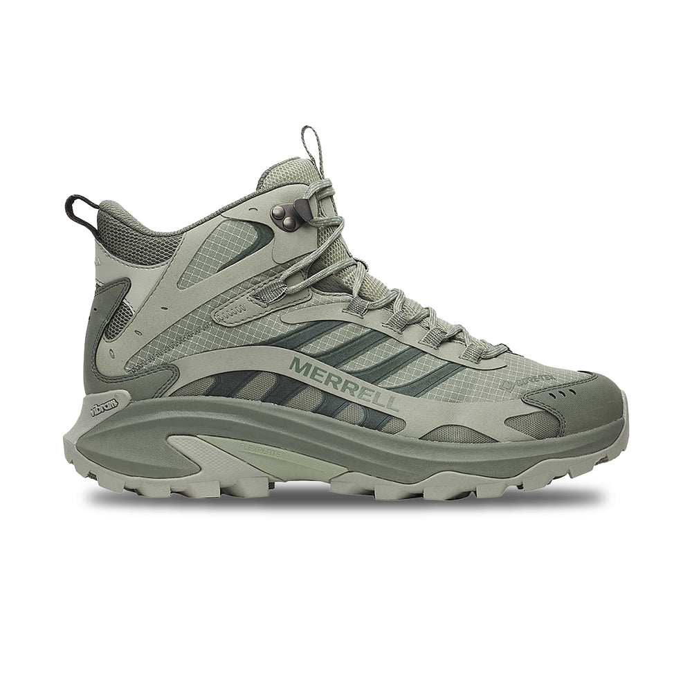 Merrell Mens Moab Speed 2 Mid GORE-Tex Boots in White Color