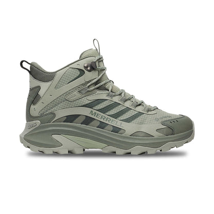Merrell Mens Moab Speed 2 Mid GORE-Tex Boots in White Color