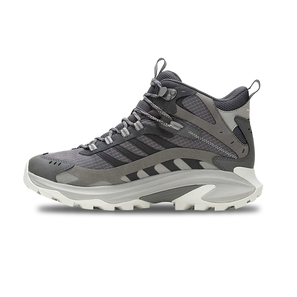 Merrell Mens Moab Speed 2 Mid GORE-Tex Boots in Grey Color