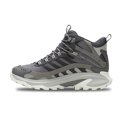 Merrell Mens Moab Speed 2 Mid GORE-Tex Boots in Grey Color