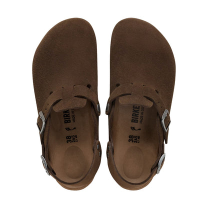 Birkenstock Mens Tokio Slides in Brown Color