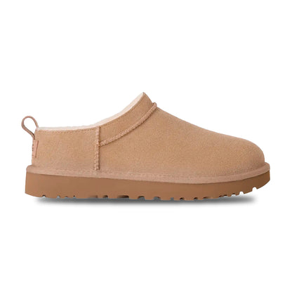 Ugg Womens Classic Micro Slip-Ons in Brown Color