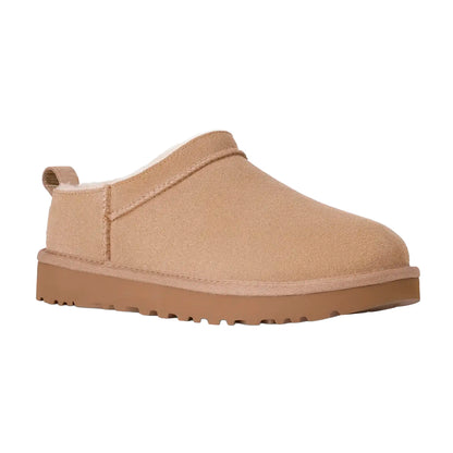 Ugg Womens Classic Micro Slip-Ons in Brown Color