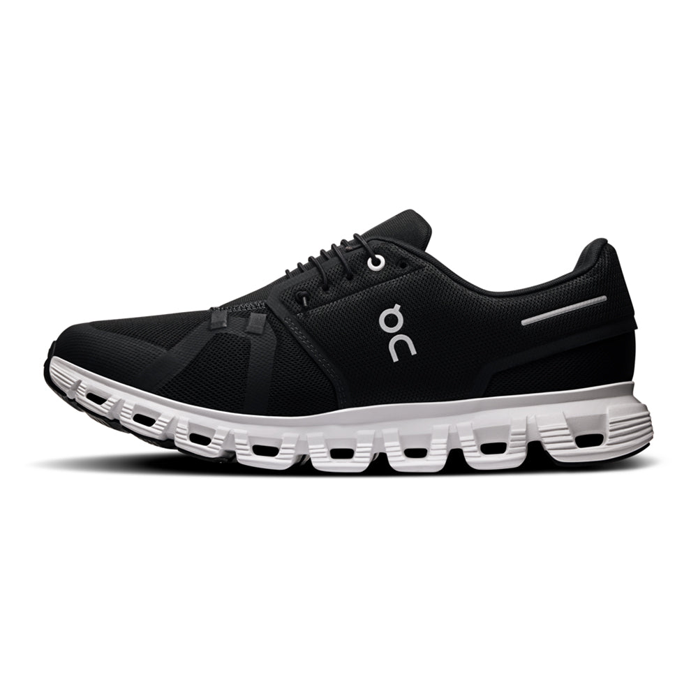 On Mens Cloud 6 Wide Men Sneakers in Black Color