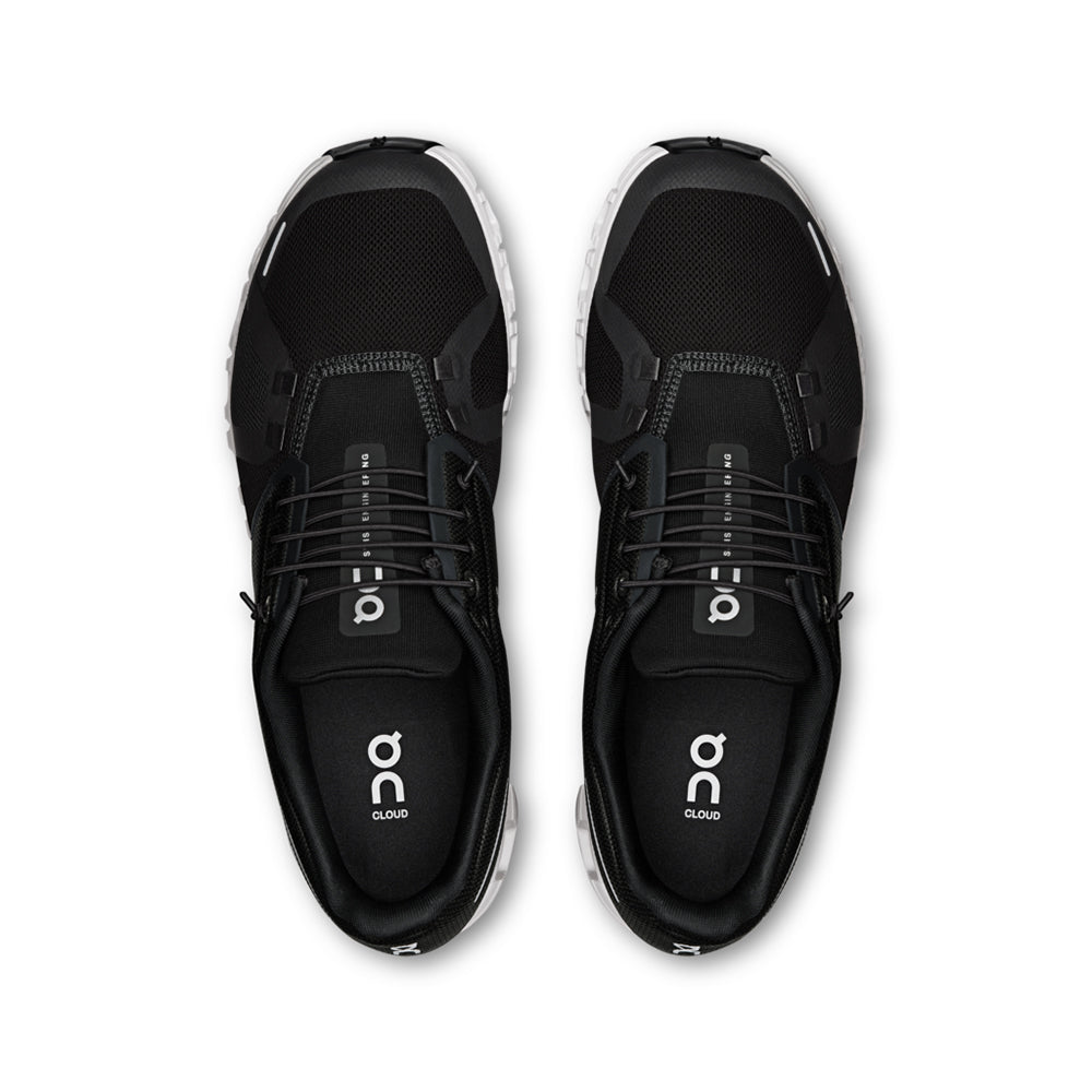 On Mens Cloud 6 Wide Men Sneakers in Black Color