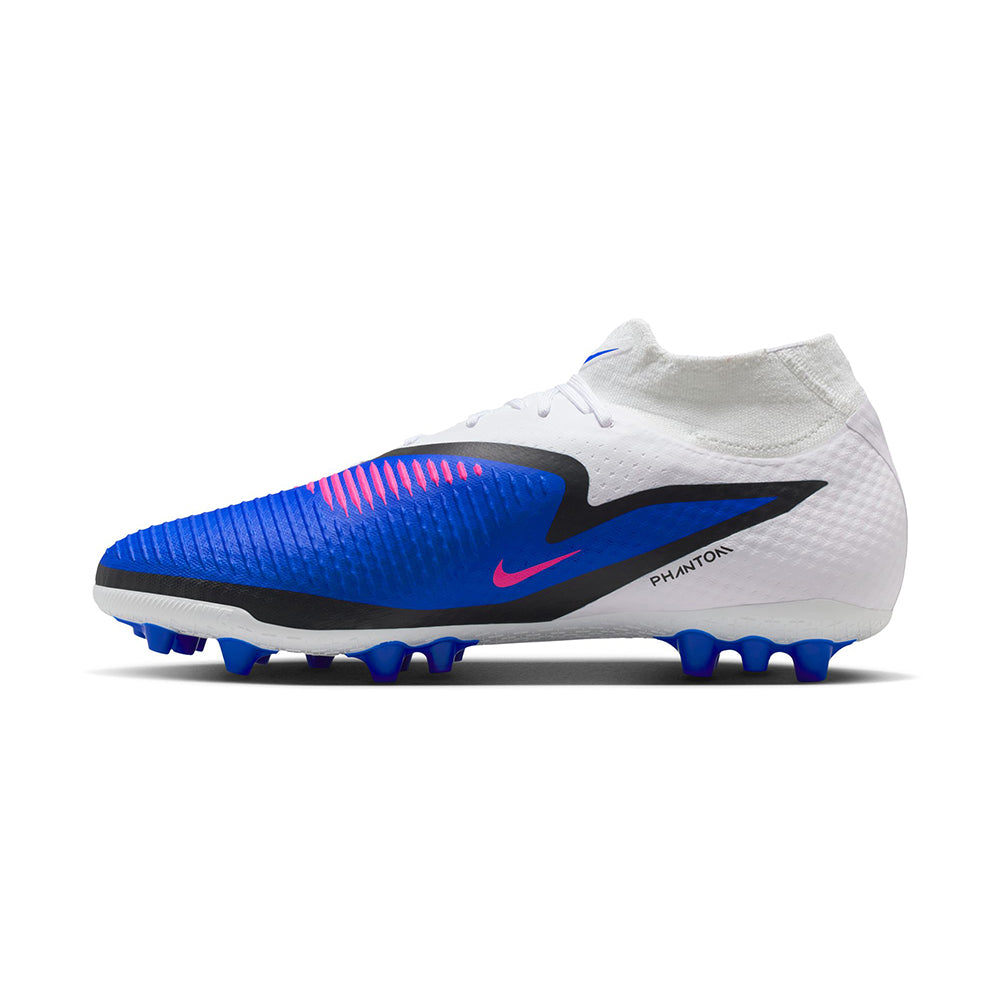 Nike Unisex Phantom 6 High academy Ag Soccer Cleats in Blue Color