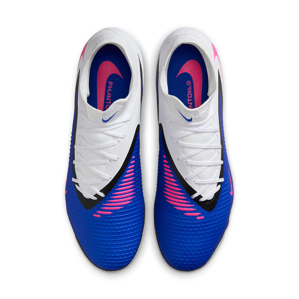 Nike Unisex Phantom 6 High academy Ag Soccer Cleats in Blue Color