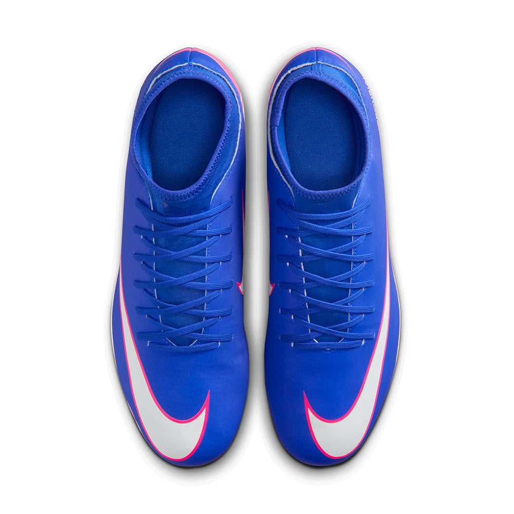 Nike Unisex mercurial superfly 10 Clb MG Soccer Cleats in Blue Color