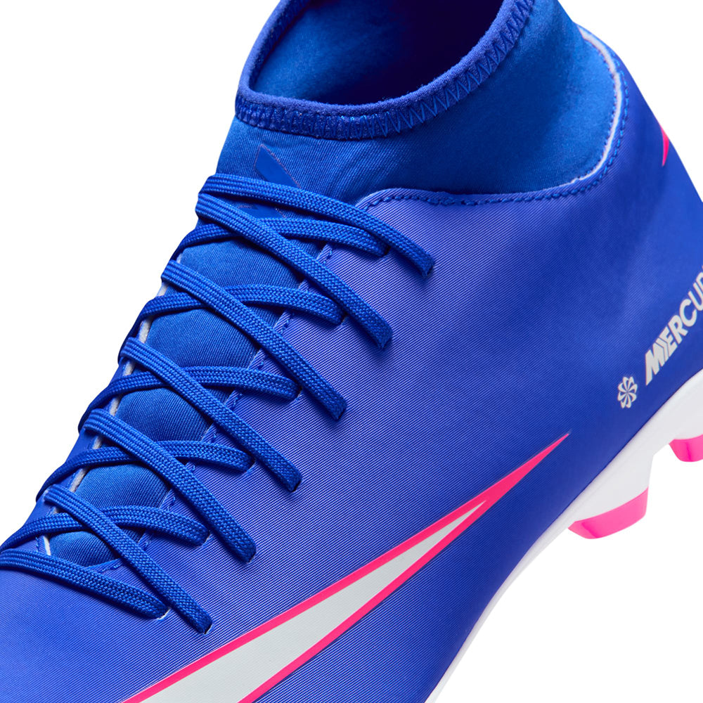 Nike Unisex mercurial superfly 10 Clb MG Soccer Cleats in Blue Color