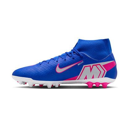 Nike Unisex Zm Superfly 10 academymy Ag Soccer Cleats in Blue Color