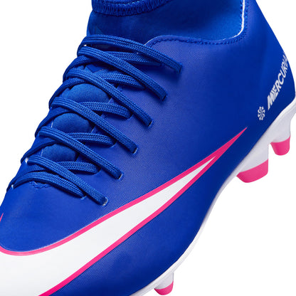 Nike Kids Superfly 10 Club FG/MG Soccer Cleats in Blue Color