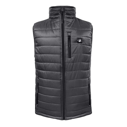 Actionheat Mens M/Puffer Vest Electric Apparel in Grey Color