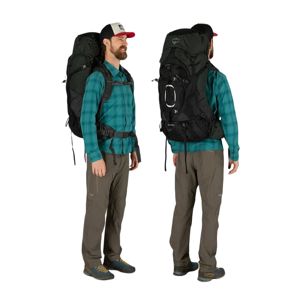 Osprey Unisex Aether 65 Bags in Black Color