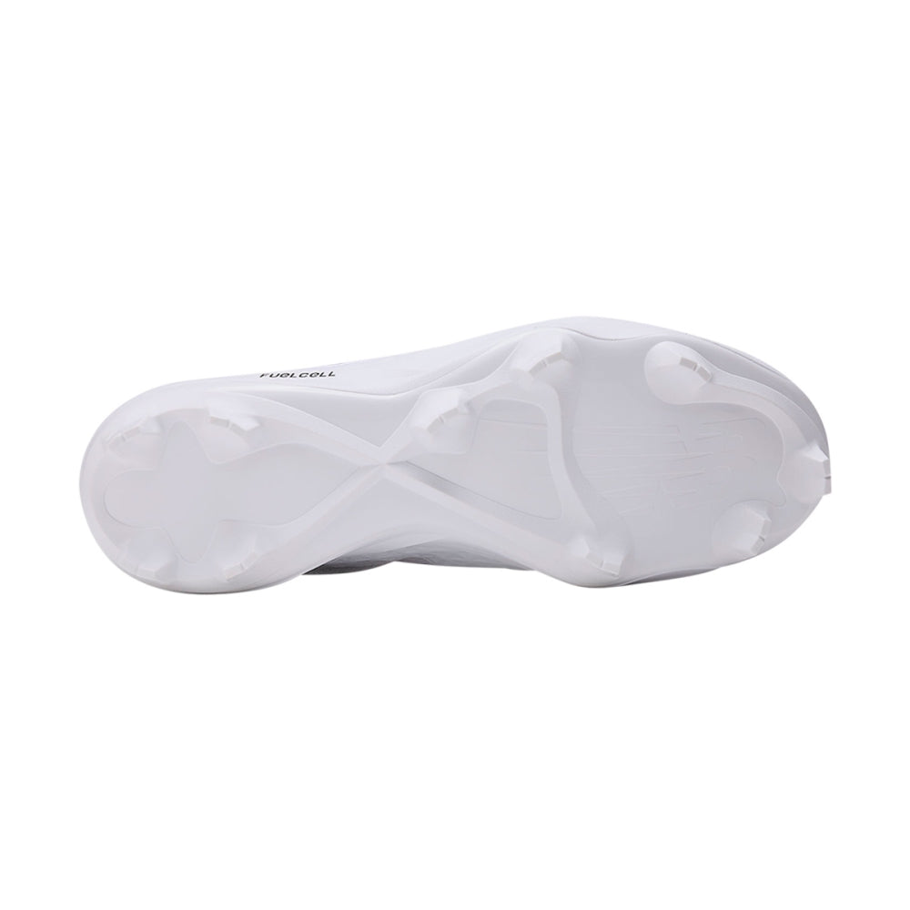 New Balance FuelCell 4040 V8 Molded Baseball Cleats in White Color
