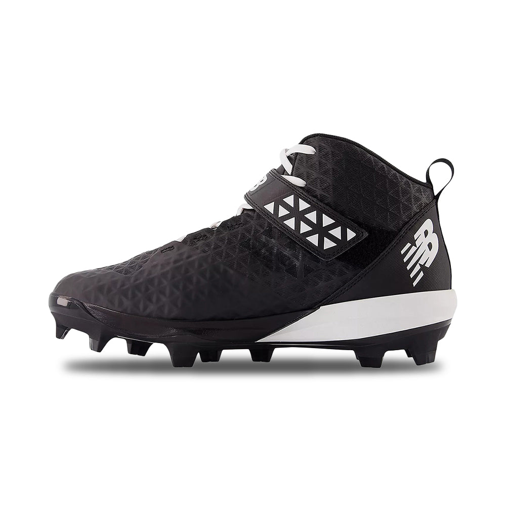 New Balance FuelCell 4040 V8 Mid-Mld Baseball Cleats in Black Color