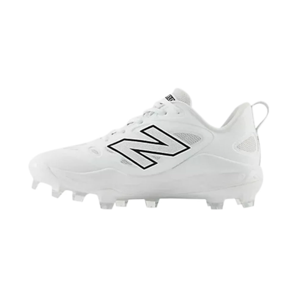 New Balance Fresh Foam X Velo V4 Mld Softball Cleats in White Color