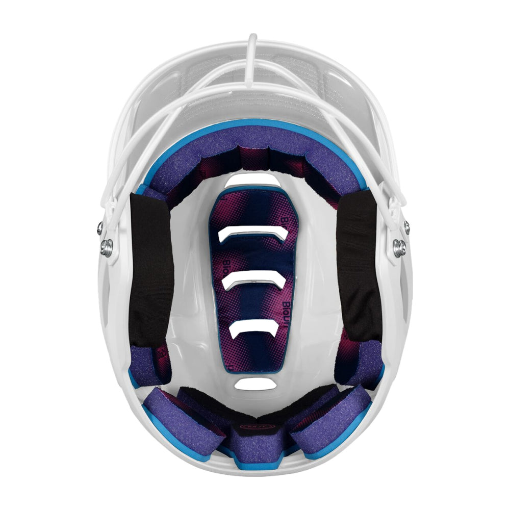 Easton Z50 Helmet Ml W/Mask Baseball & Softball Helmets in White Color