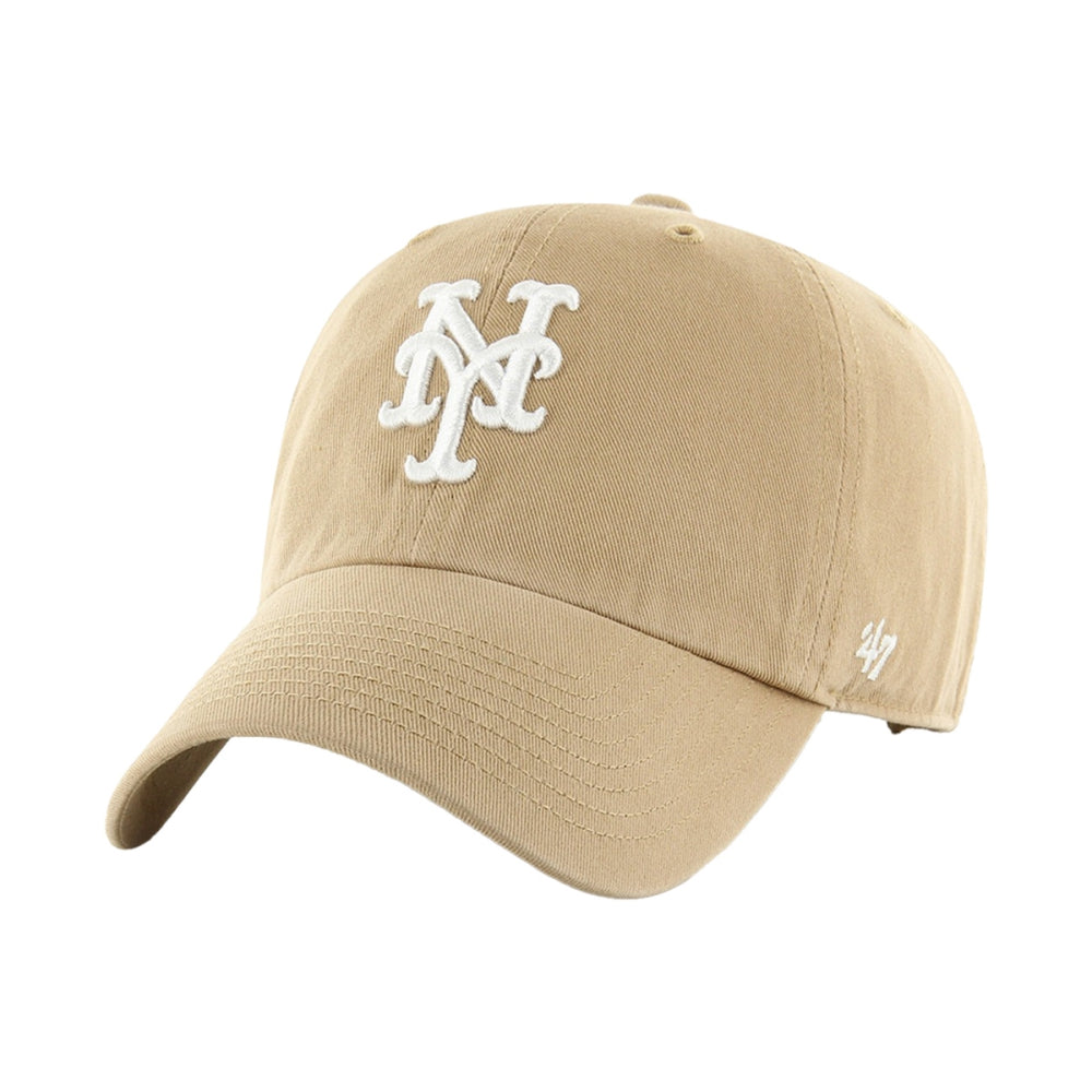 47 Brand new york mets 47Clean Up Hat Fan Apparel in Brown Color