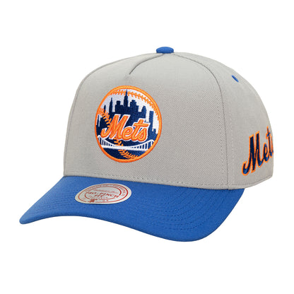 Mitchell And Ness new york mets Lgndry away Pro Snpbk Fan Apparel in Grey Color