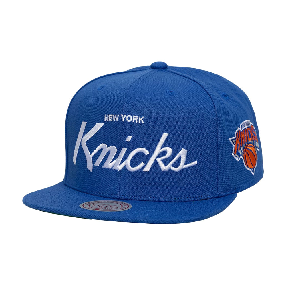 Mitchell And Ness new york knicks Head Coach Pro Snpbk Fan Apparel in Blue Color