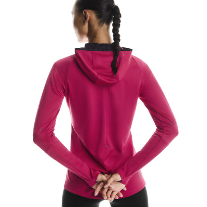 On W Climate Zip Hoodie Running Jackets in Red Color