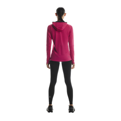 On W Climate Zip Hoodie Running Jackets in Red Color