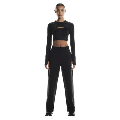 W FOCUS TECH SWEATPANTS | BLACK