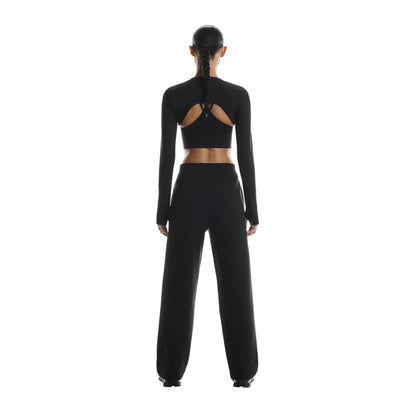 W FOCUS TECH SWEATPANTS | BLACK