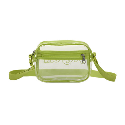 Jansport Clear Crossbody Bags in Green Color