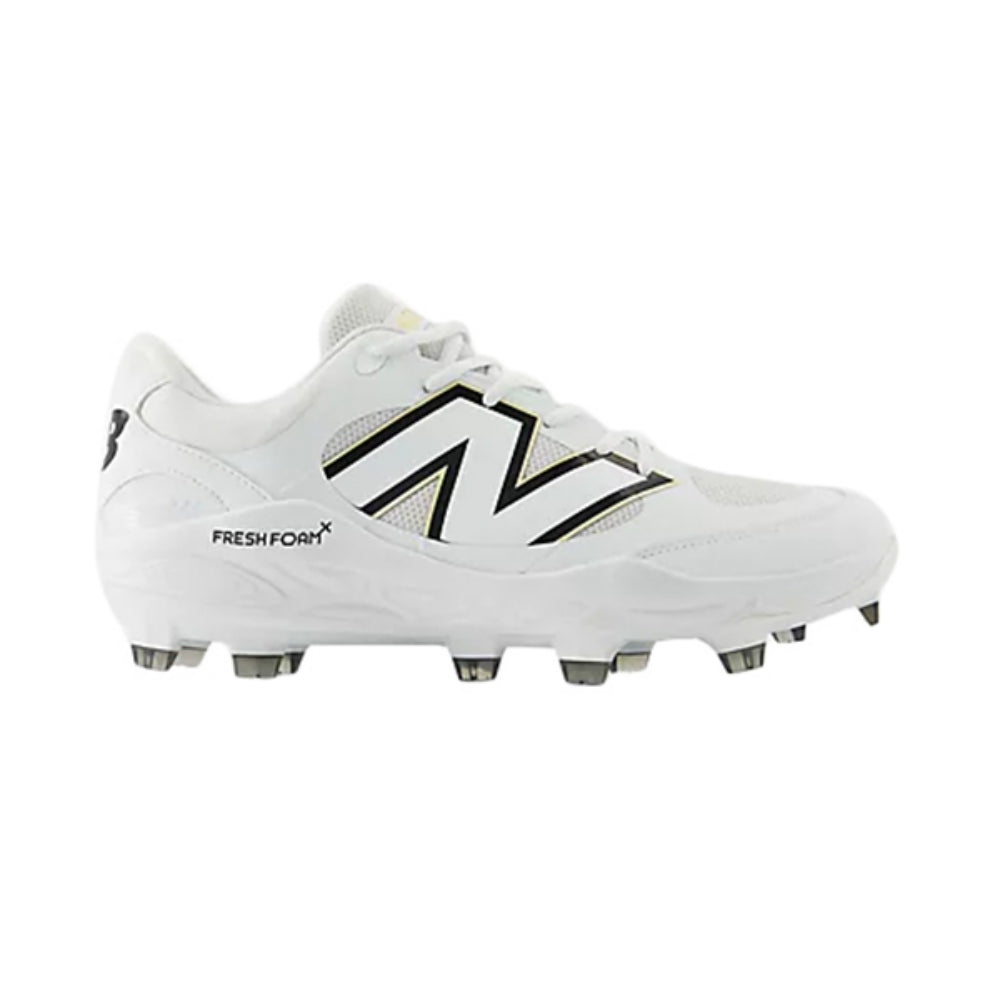 New Balance Fresh Foam 3000V7 Molded Baseball Cleats in White Color