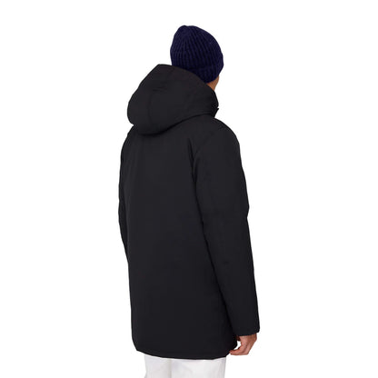 Quartz Co. Mens Champlain Parka City Coats in Black Color