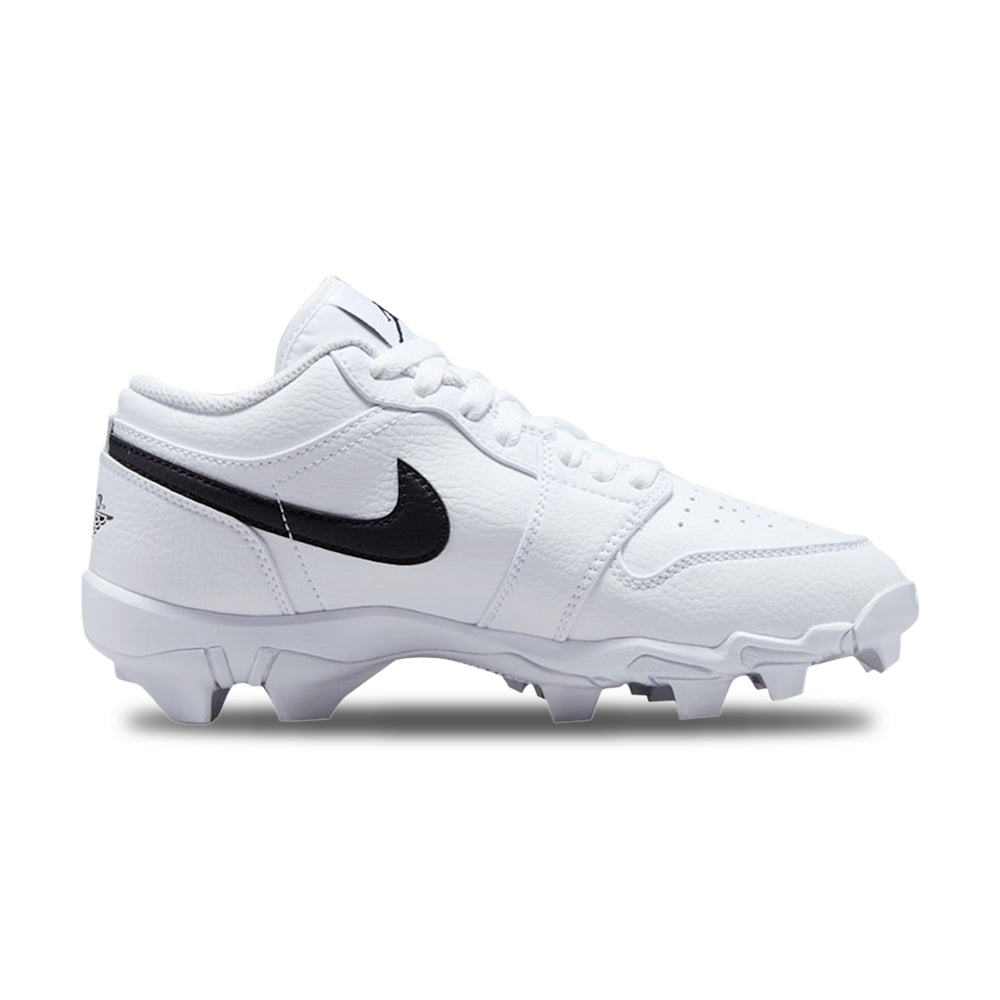 Jordan Kids Jordan 1 Low Fb Cleat Football Cleats in White Color