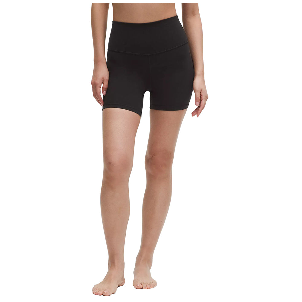 Lululemon Womens Align Hr Short 6In Shorts in Black Color
