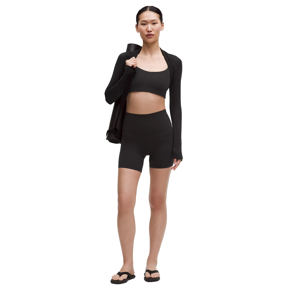 Lululemon Womens Align Hr Short 6In Shorts in Black Color