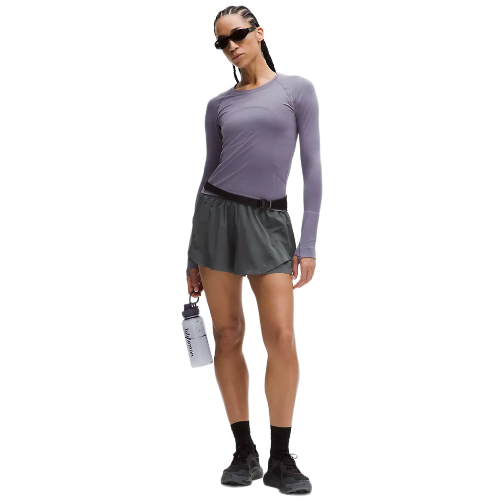 Lululemon Womens Swiftly Ls Shirt 2.0 Wl Tops in Purple Color