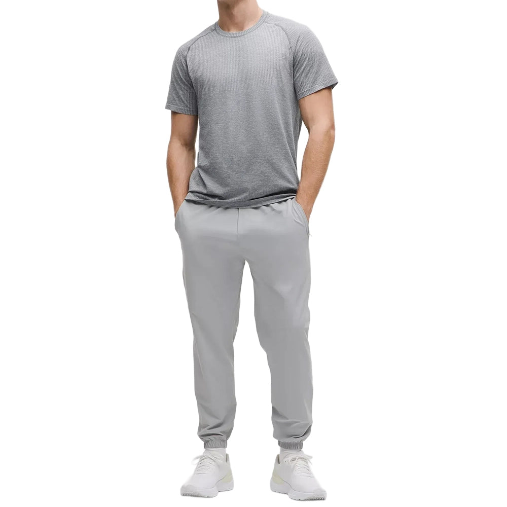 Lululemon Mens Metal Vent Tech short sleeve Shirt Tops in Grey Color