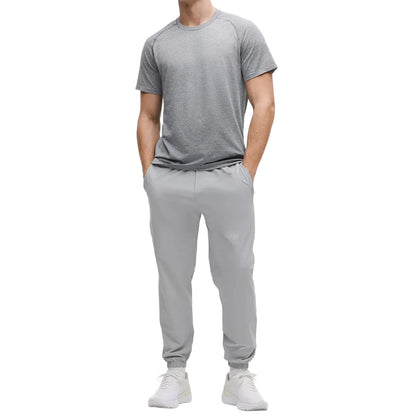Lululemon Mens Metal Vent Tech short sleeve Shirt Tops in Grey Color