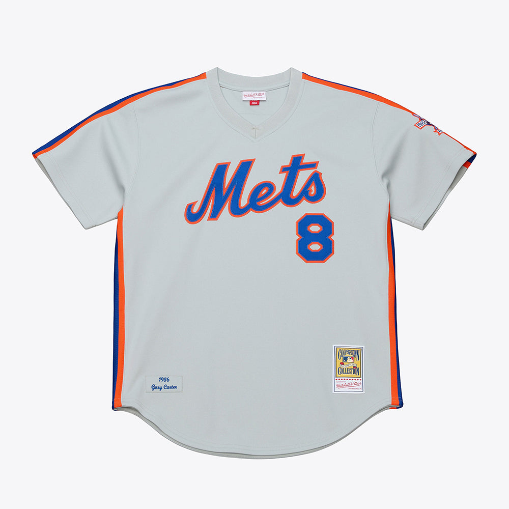 Mitchell And Ness Mens Nym'86 Auth Carter Jrsy Fan Apparel in Grey Color