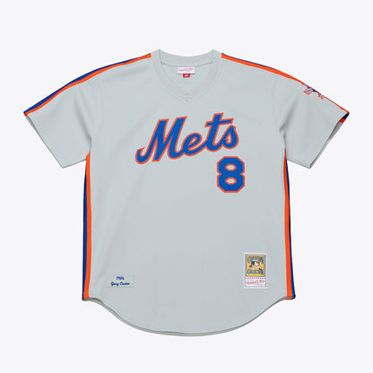 Mitchell And Ness Mens Nym'86 Auth Carter Jrsy Fan Apparel in Grey Color